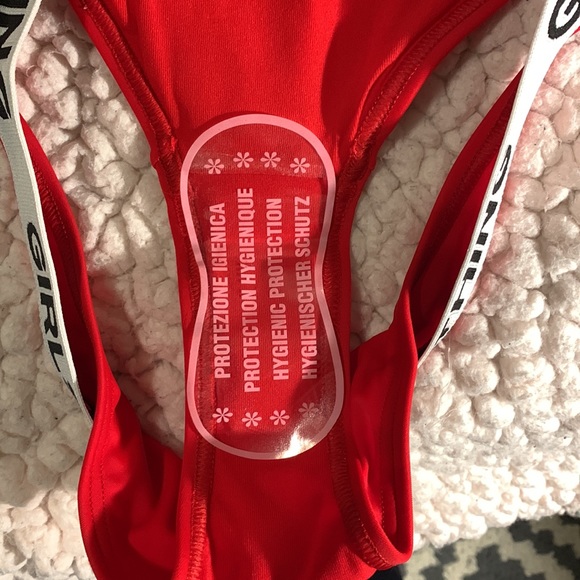 Zadig & Voltaire designer size 10-12 (FR 44) red bikini - Picture 5 of 14